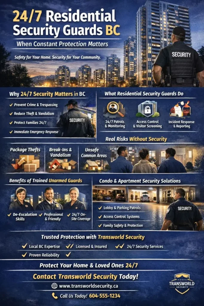 Residential Security Guards BC