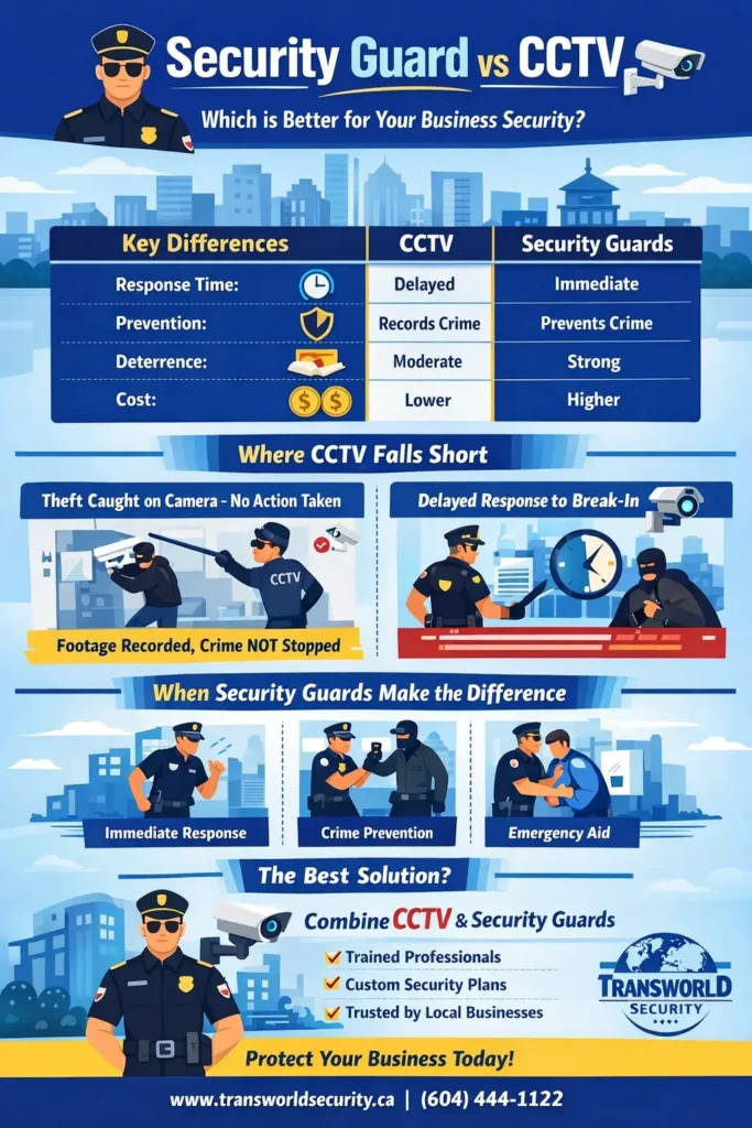 Security Guard vs CCTV