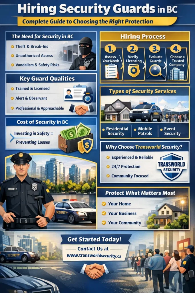 hiring security guards in British Columbia