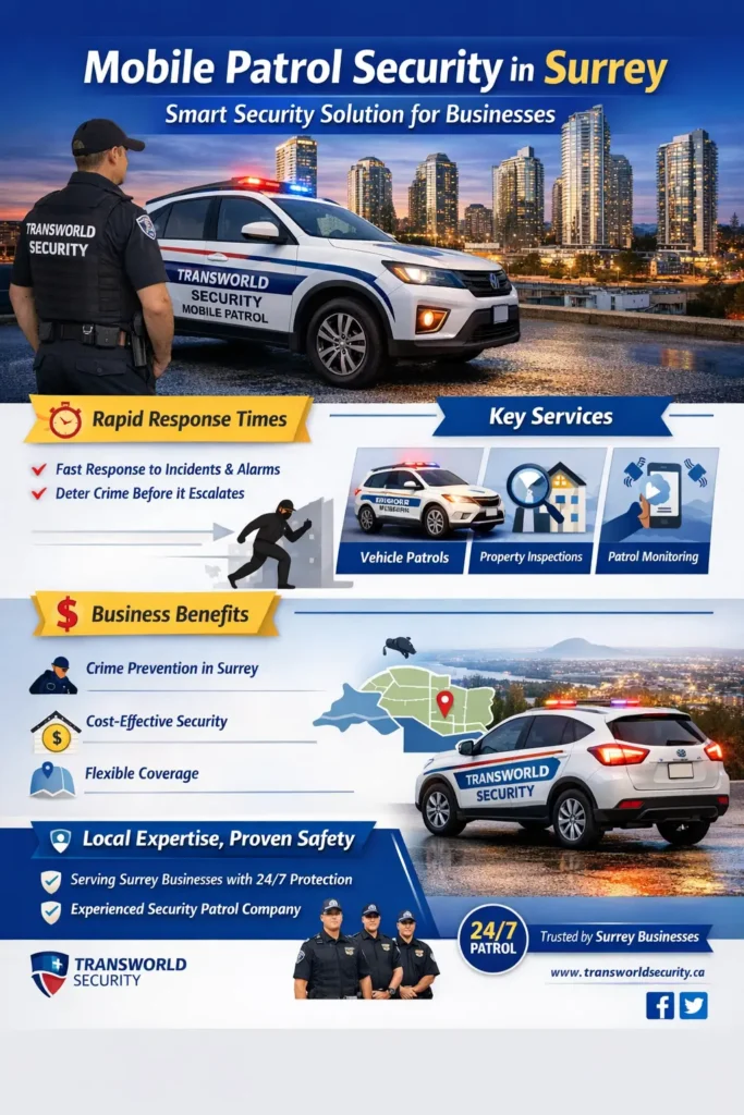 mobile patrol security Surrey Canada