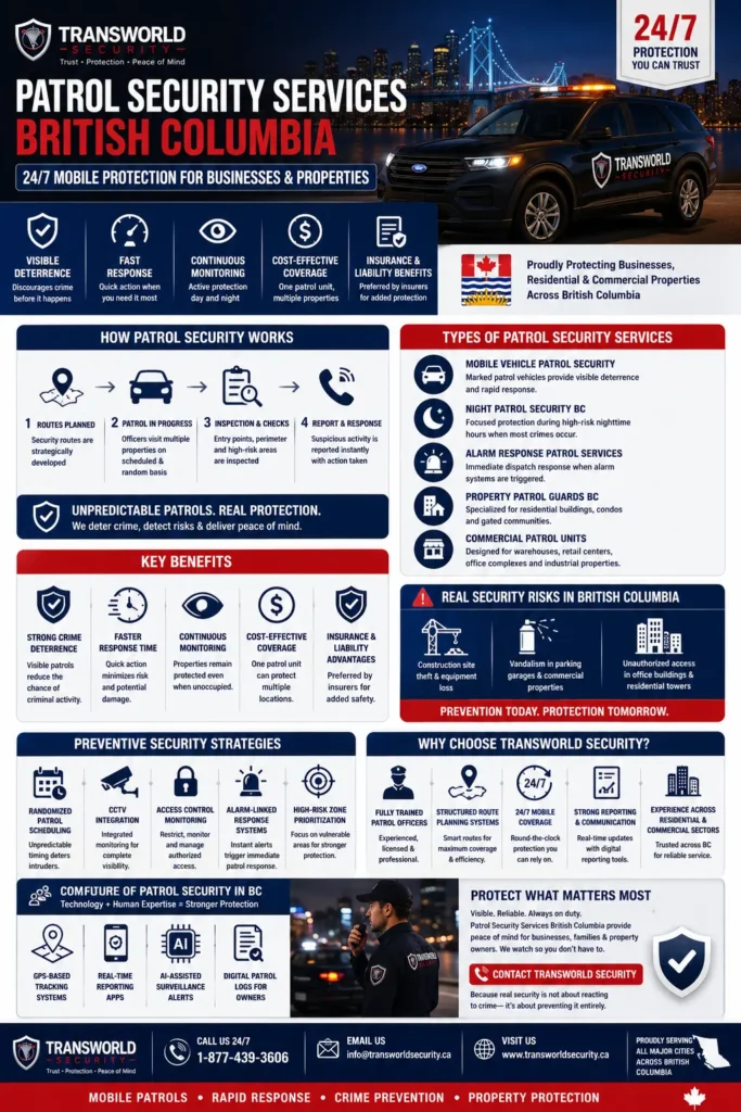 Patrol Security Services in British Columbia