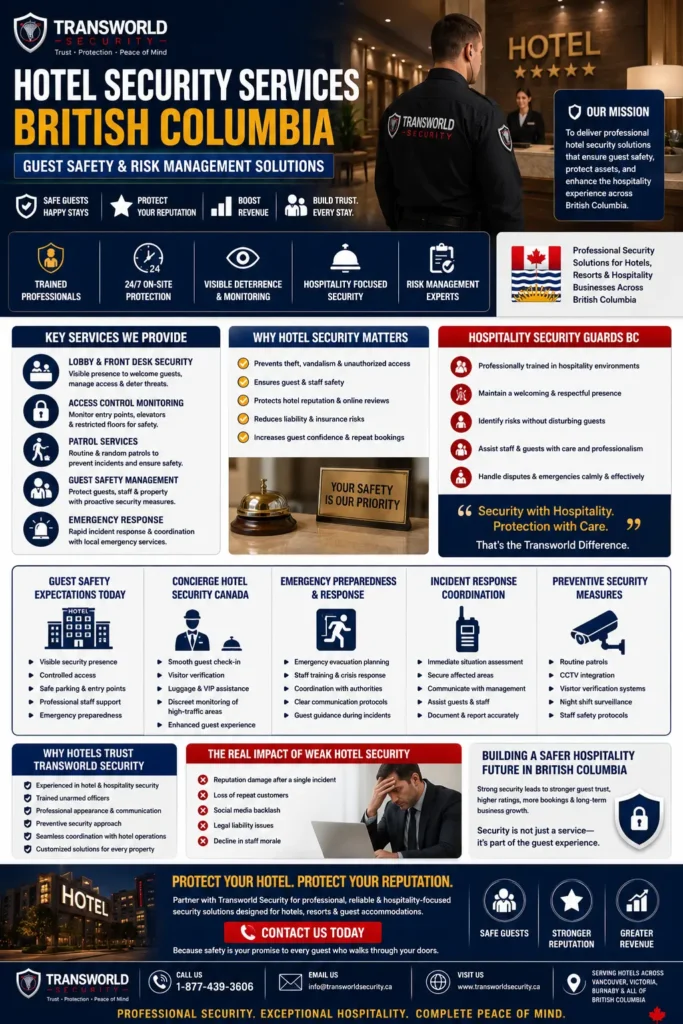 Hotel Security Services in British Columbia